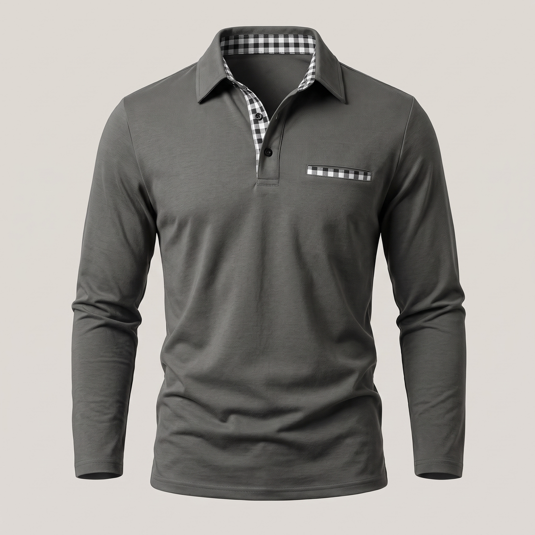 Calverton | Long-Sleeve Polo – Vielseitiger Stil für Männer