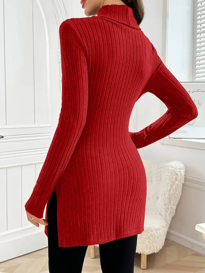 Sarah | Langärmeliger Pullover – Eleganter Slim Fit für Frauen