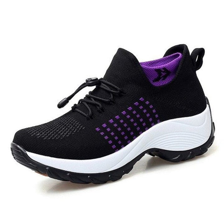 Mia | Bequeme Und Orthopädische Plateau-Sneaker