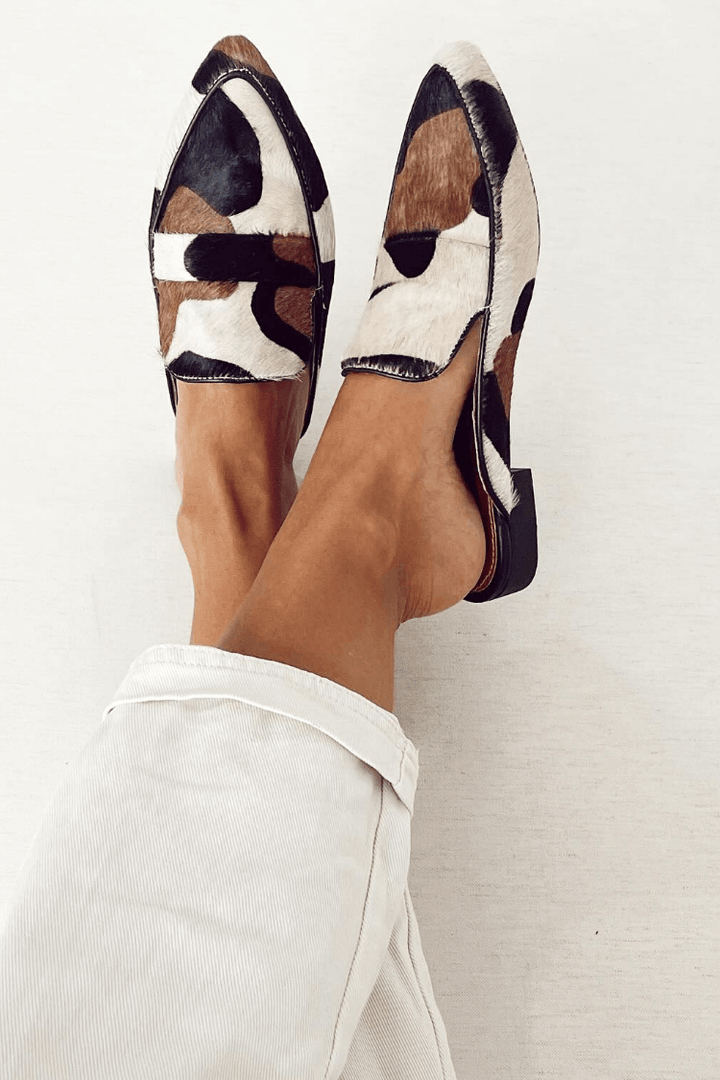 Theresa | Modische Animal-Print Loafer Mit Ausdrucksstarkem Charakter