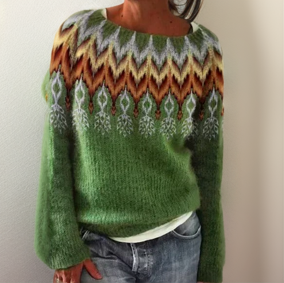 Benti | Geometrischer Pullover – Moderner Stil für Frauen