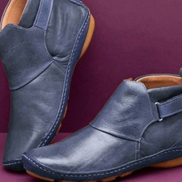 Diana | Elegante Und Moderne Leder Stiefeletten
