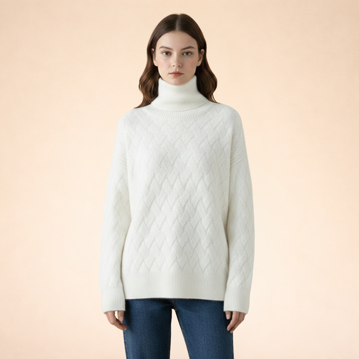 Melanie | Weicher und stilvoller Kaschmirpullover