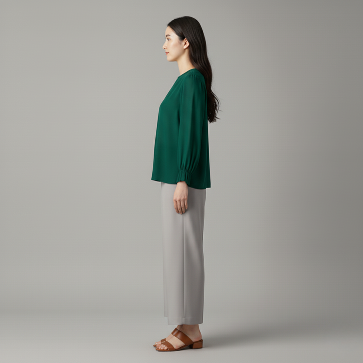 Luna | Bequeme Langarmbluse