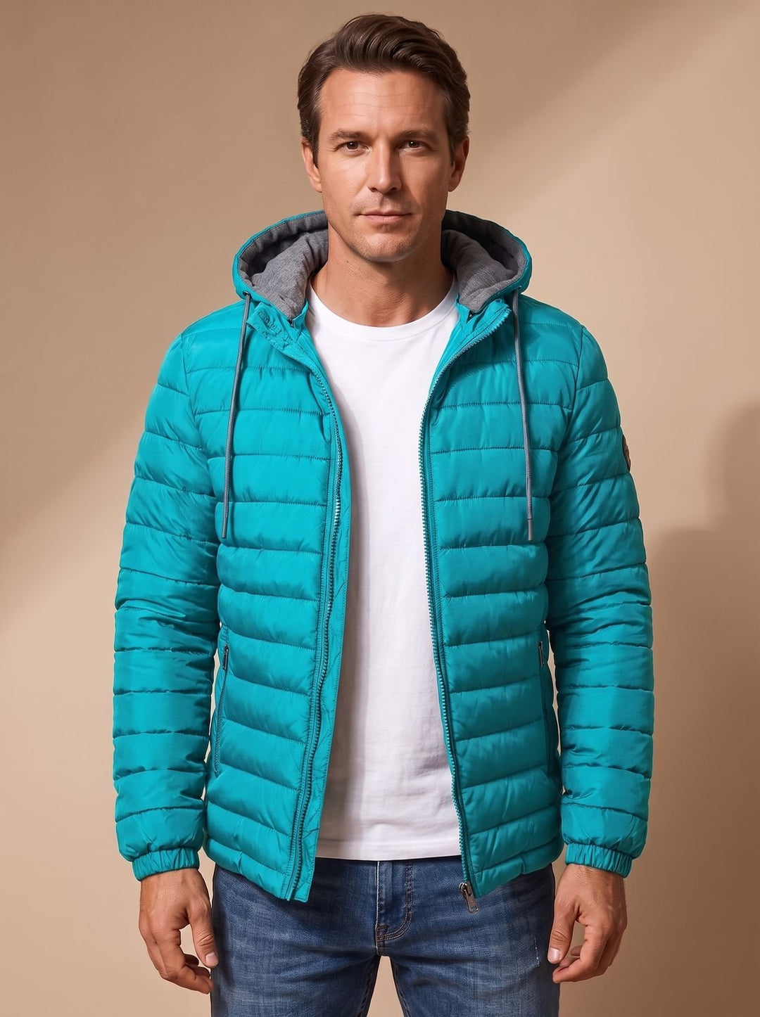 Matthias | Gesteppte Kapuzenjacke – Leicht mit Thermoisolierung für Herren