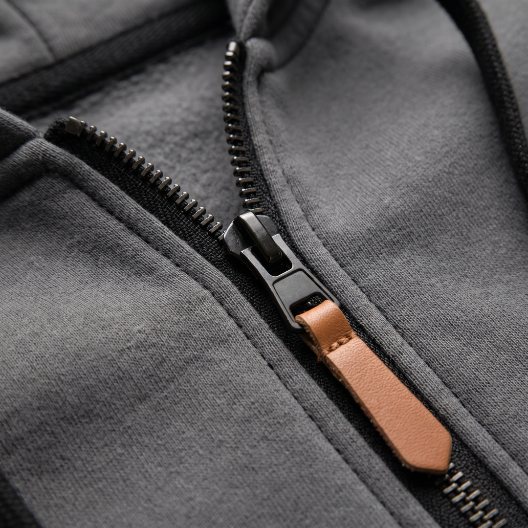 Zeno | Utility Hoodie – Praktischer Half-Zip Stil für Männer