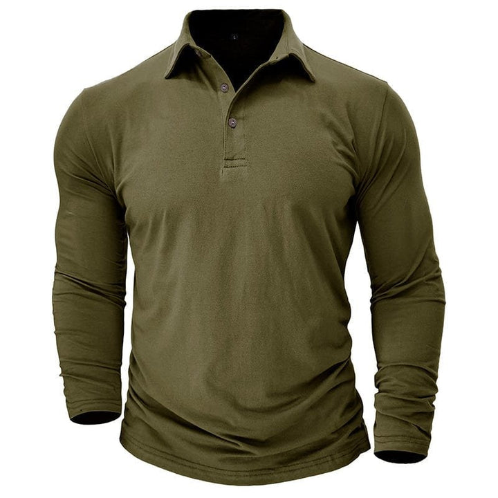 Owen | Langärmeliges Polo – Stilvolle Eleganz für Männer