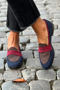 Janina | Elegante Loafer Mit Modernem Farbkontrast