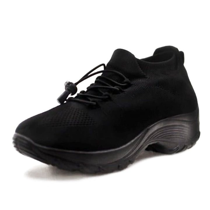 Mia | Bequeme Und Orthopädische Plateau-Sneaker
