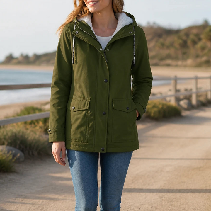 Windora | Fleece-Lined Winter Jacket – Warmer und Stilvoller Schutz für Damen