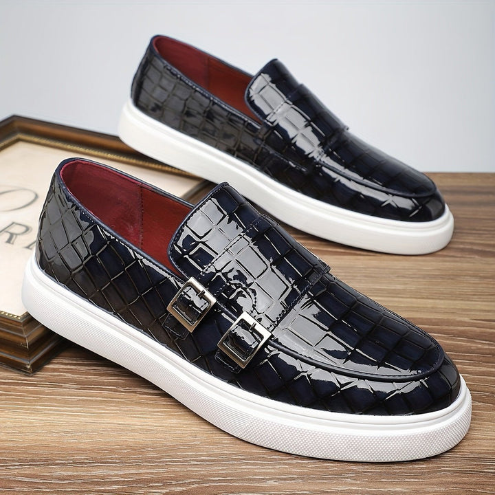 Xavier | Textured Slip-On Loafers – Bequeme Eleganz für Herren