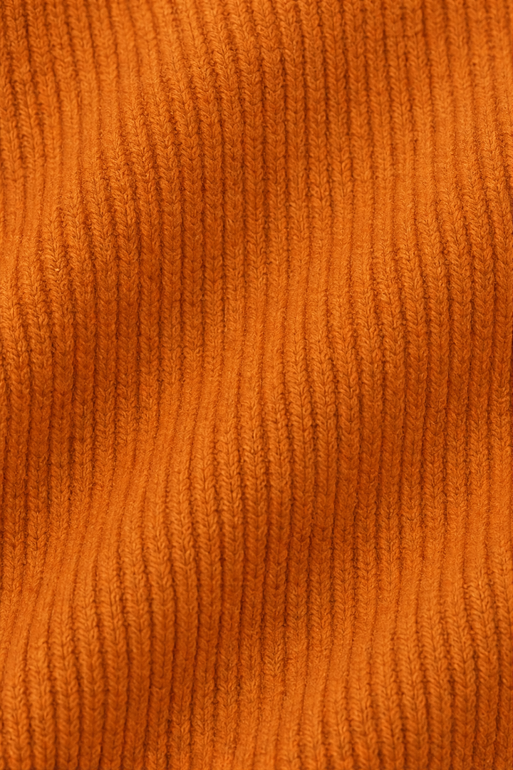 Softline | Ribbed V-Neck Knit Sweater – Relaxed Fit for Women