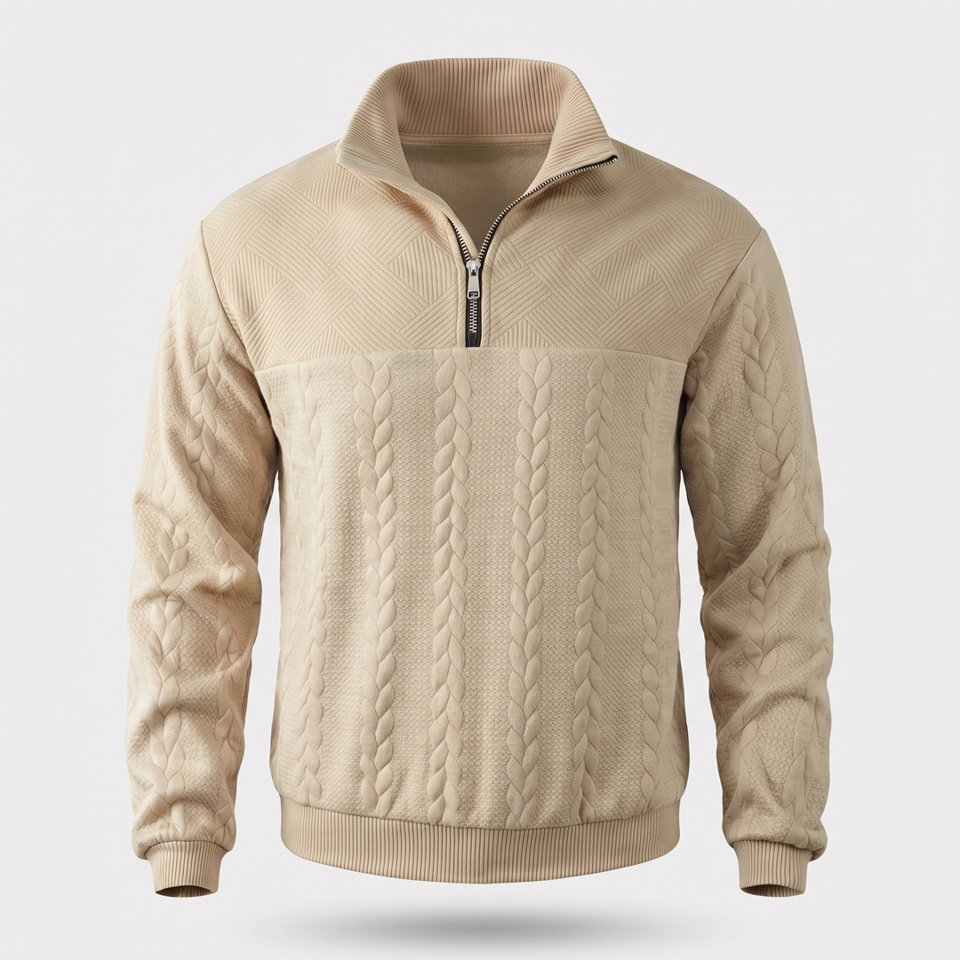 Camden | Quarter Zip Sweatshirt – Premium Tragekomfort für Männer