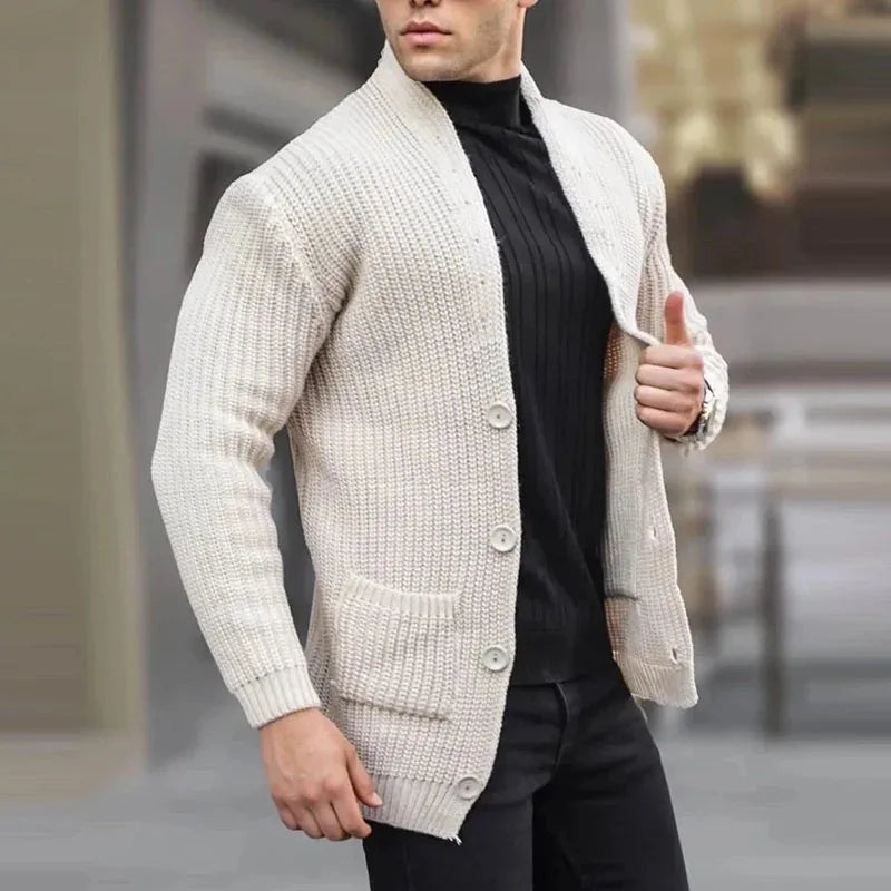 Benjamin | Urban Utility Moderne Strickjacke Für Herren