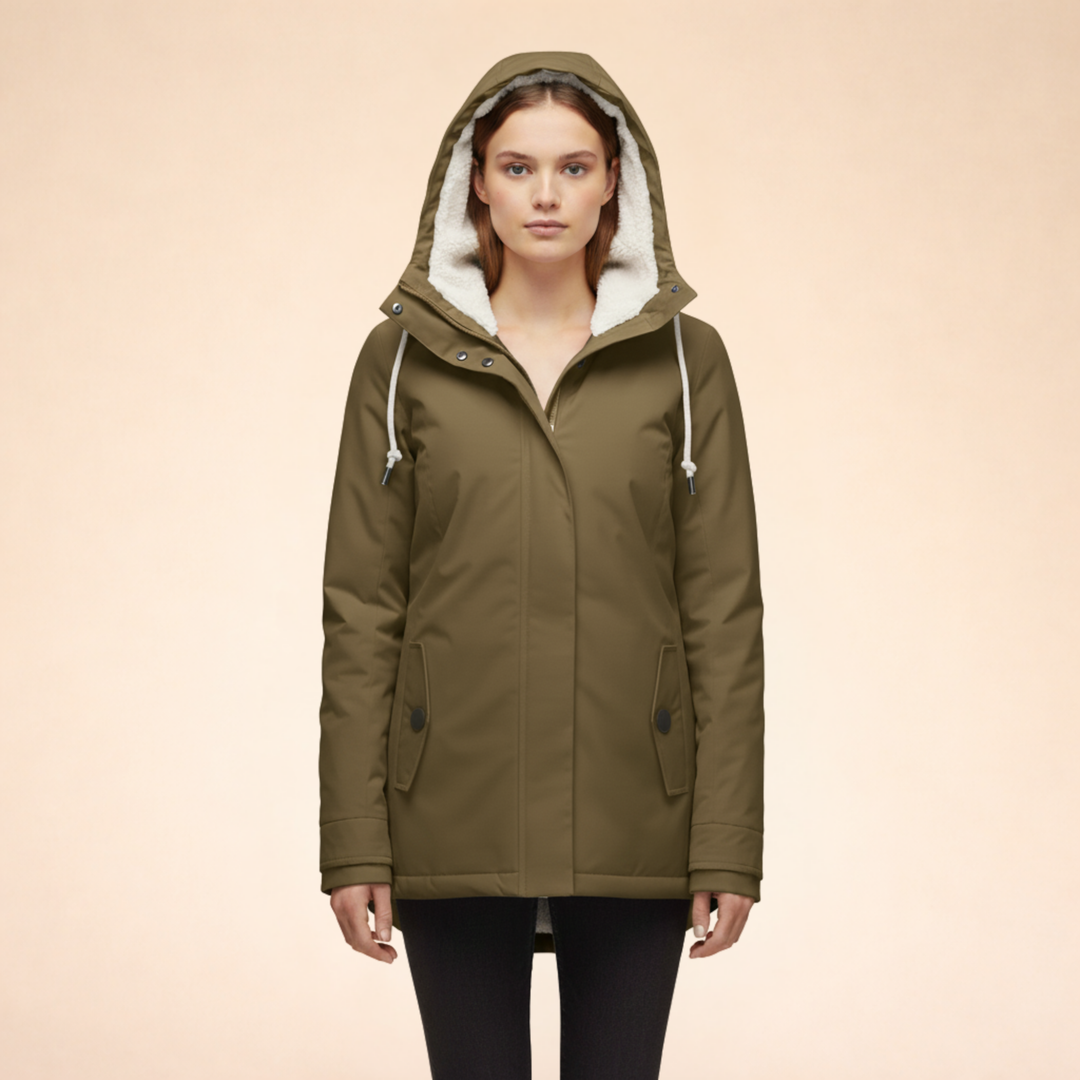 Lena | Wasserdichte warme und stylische Winterjacke