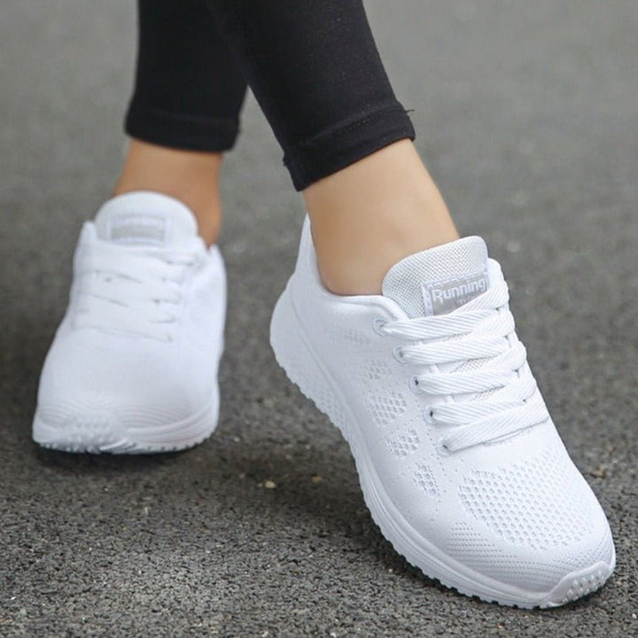 Evelyn | Atmungsaktive Orthopädische Damen-Sneaker Mit Strickdesign