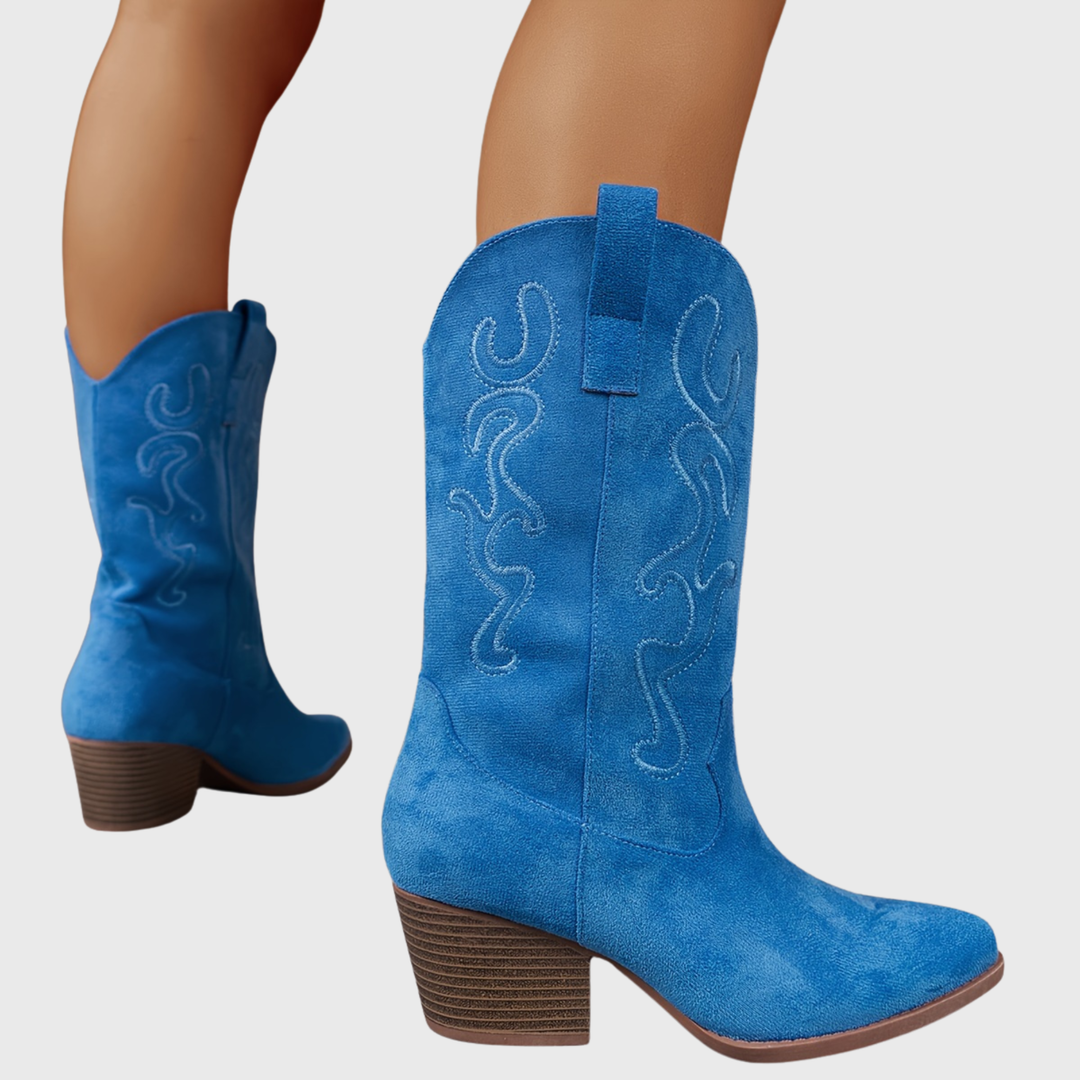 Jolene | Auffällige Western Cowboystiefel mit Weiter Wadenweite