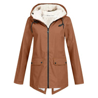 Roberta | Moderner Damen Trenchcoat Mit Wasserdichter Kapuze