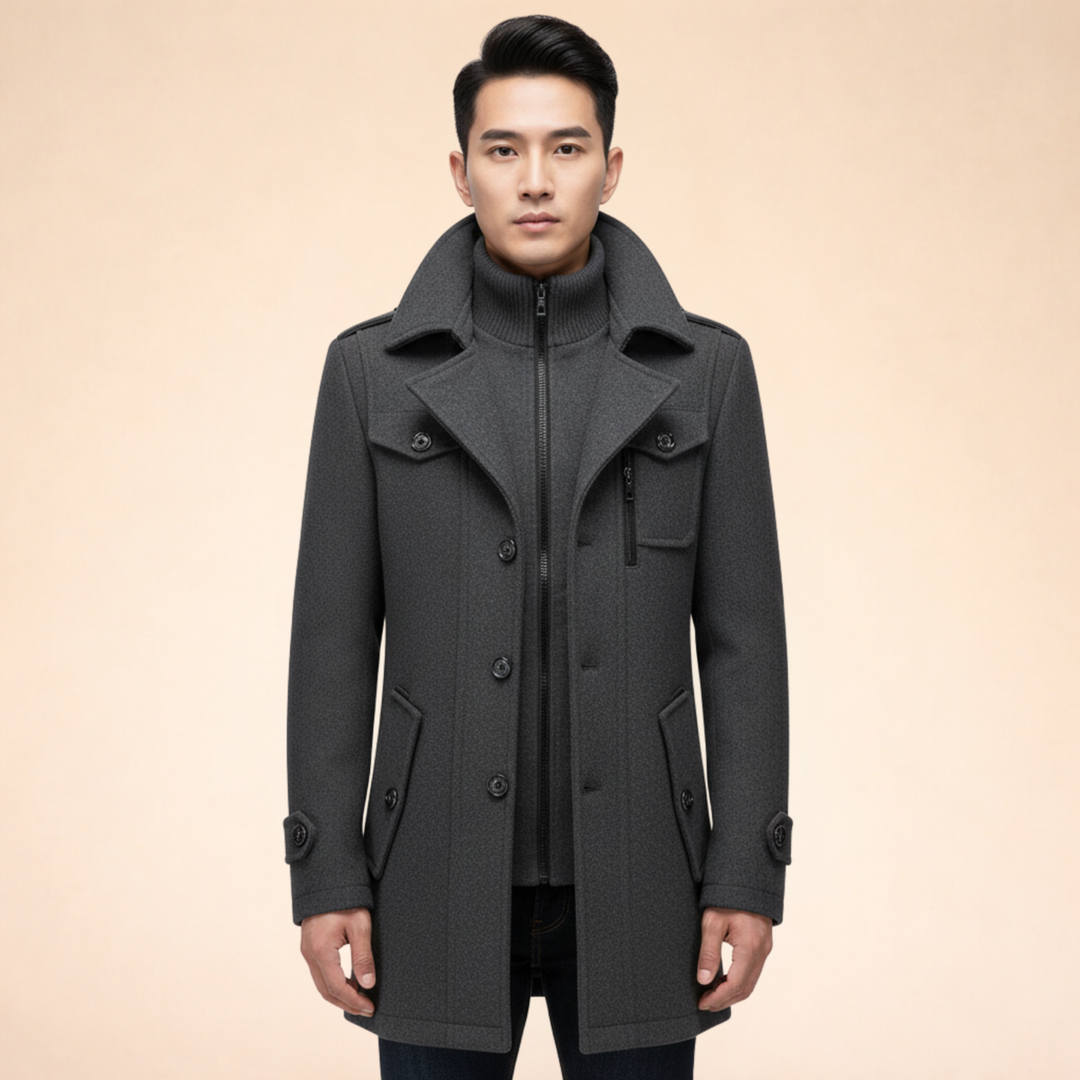 Louis | Zweilagiger Mantel