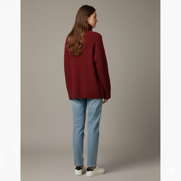 Renata | Damenpullover mit Rollkragen