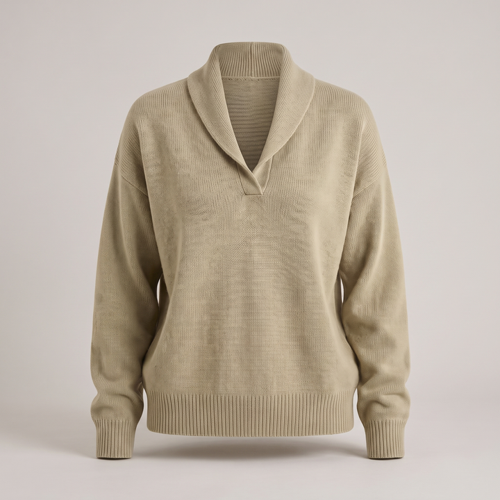 Vernor | V-Ausschnitt Strickpullover für Damen