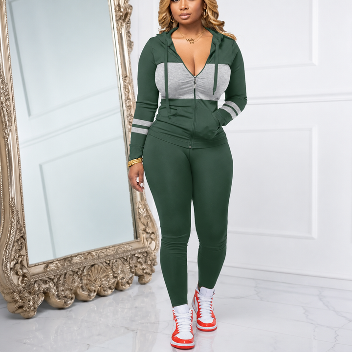 Wearbella | Slim-Fit Hoodie und Hosen Set