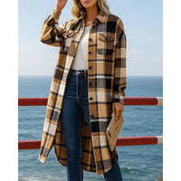 Vivienne | Karierter Longline-Trenchcoat Aus Weichem Flanell