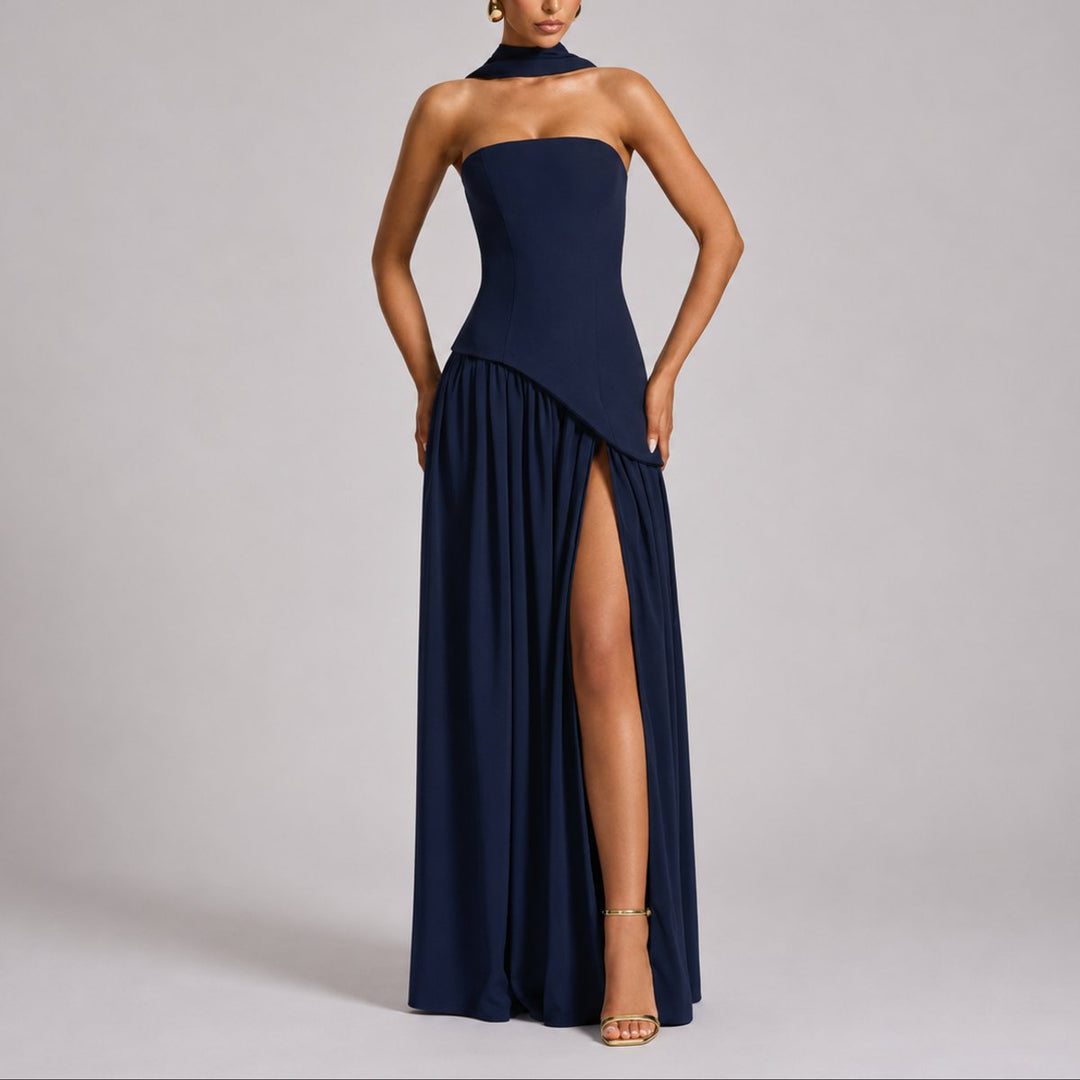 Emma | Elegantes Herbst-Hochzeits Maxikleid