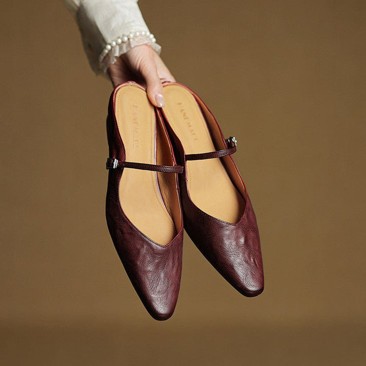 Camilla | Timeless and Elegant Leather Mules