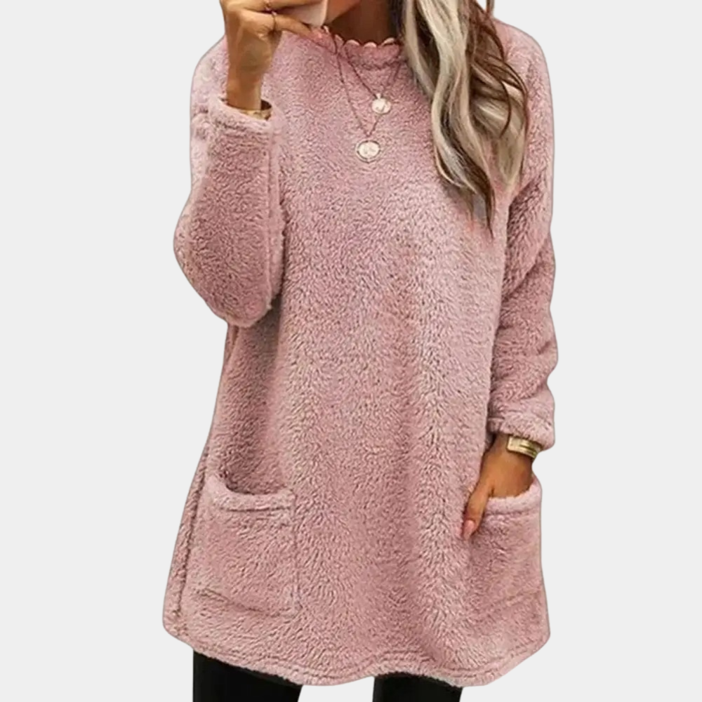 Greta | Cozy and Casual Tunic Sweatshirt