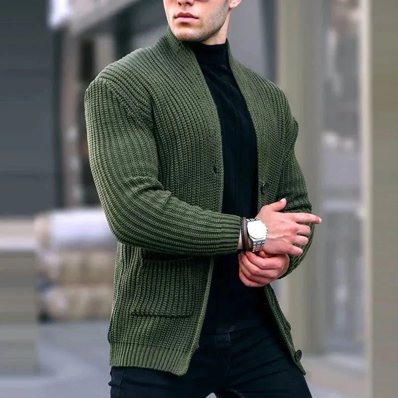Benjamin | Urban Utility Moderne Strickjacke Für Herren