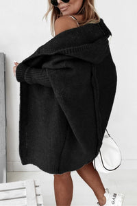Camille | Oversized Strickjacke mit Kapuze