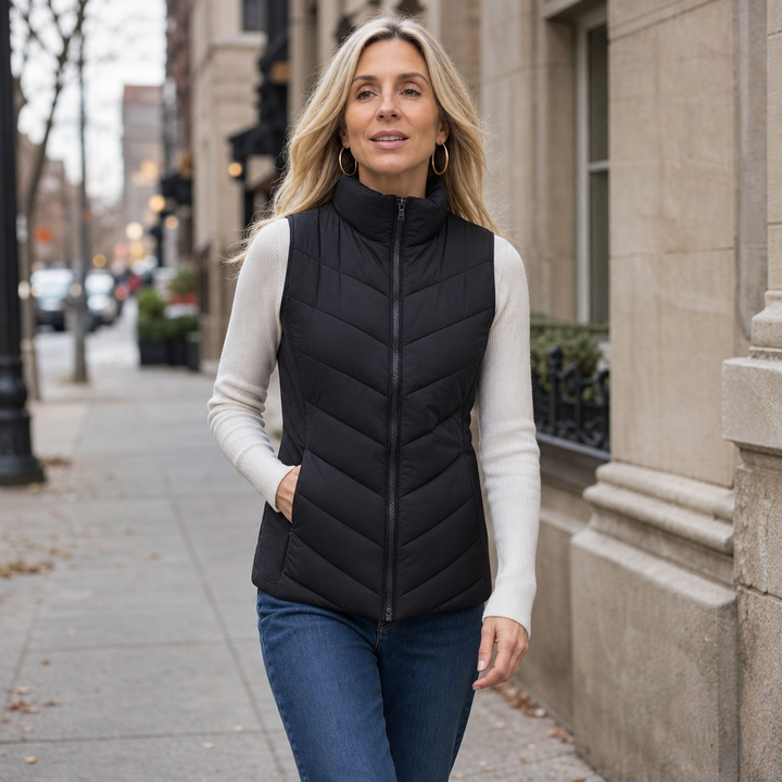 Layerly | Steppweste mit Stehkragen für Damen