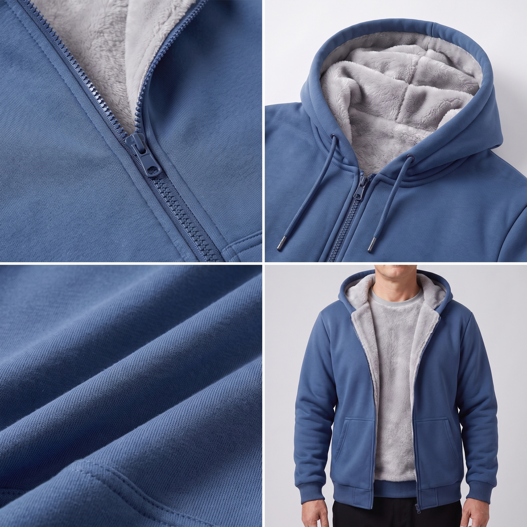Sherpa | Sherpa Lined Hooded Jacket – Warm & Cozy for Winter