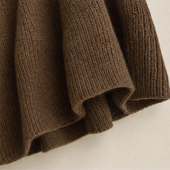 Wearbella | Side-Ruched Oversized Knit Sweater – Bequeme, Entspannte Passform für Frauen