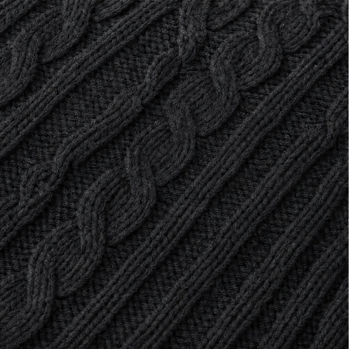 Cabelune | Poncho-Sweater – Bequeme Cable-Knit-Optik für Frauen
