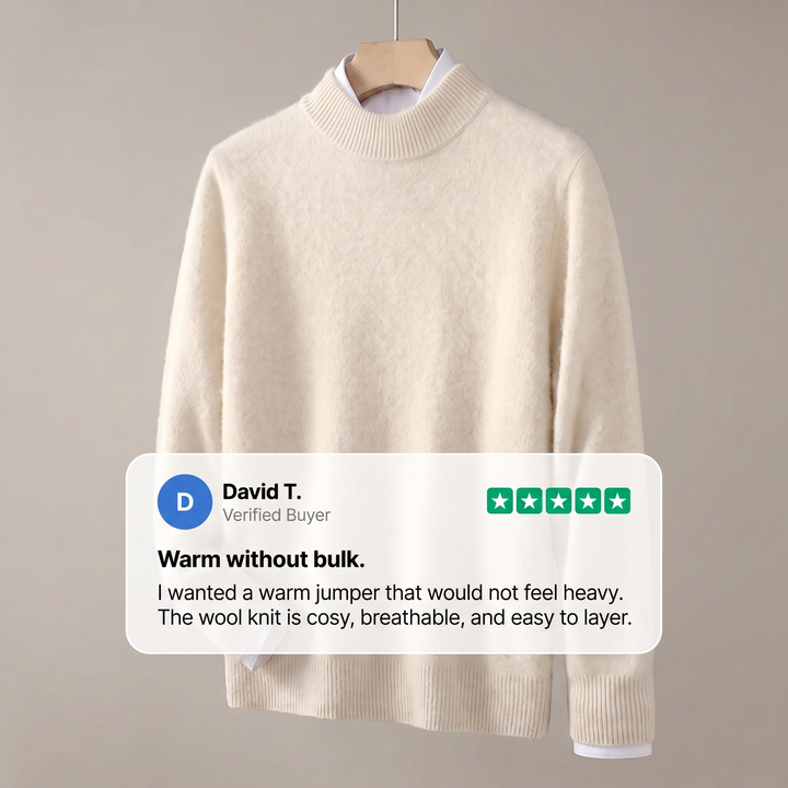 Harrington | Heavy Knit Sweater – Warm und Klassisch für Männer