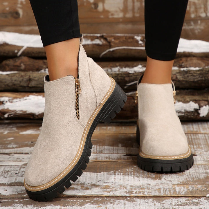 Stephanie | Elegante Und Moderne Plateau Stiefeletten