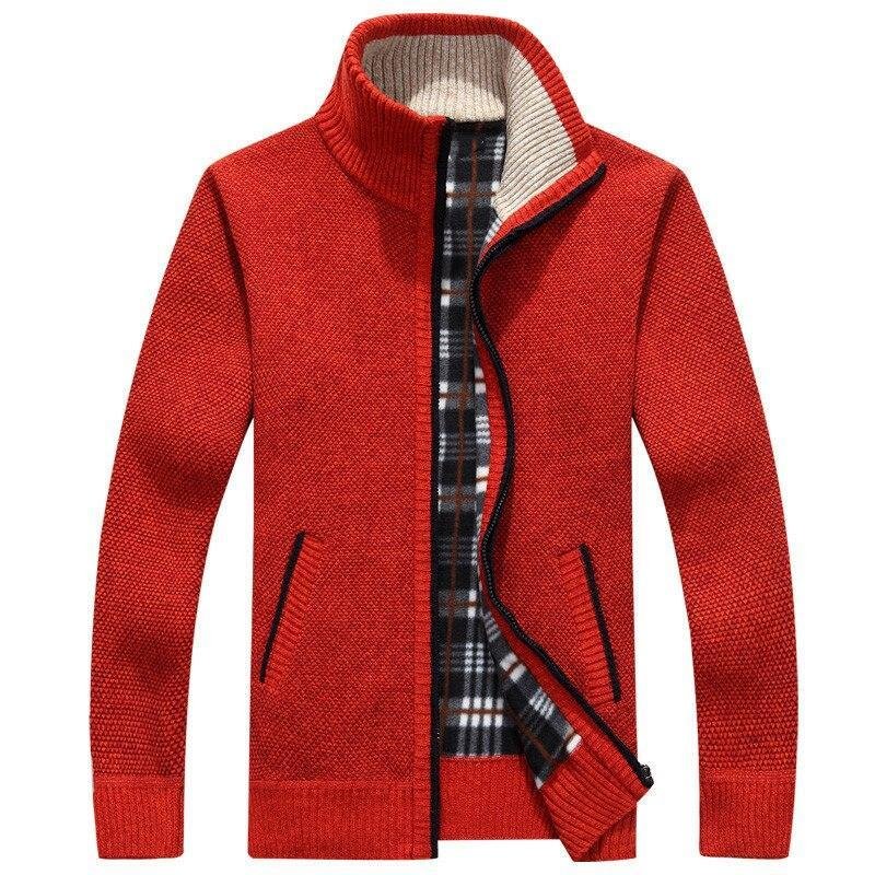 René | Winddichter Pullover mit Innenfutter