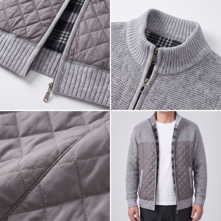 Classic | Quilted Knit Jacket – Komfortables Design für jeden Tag