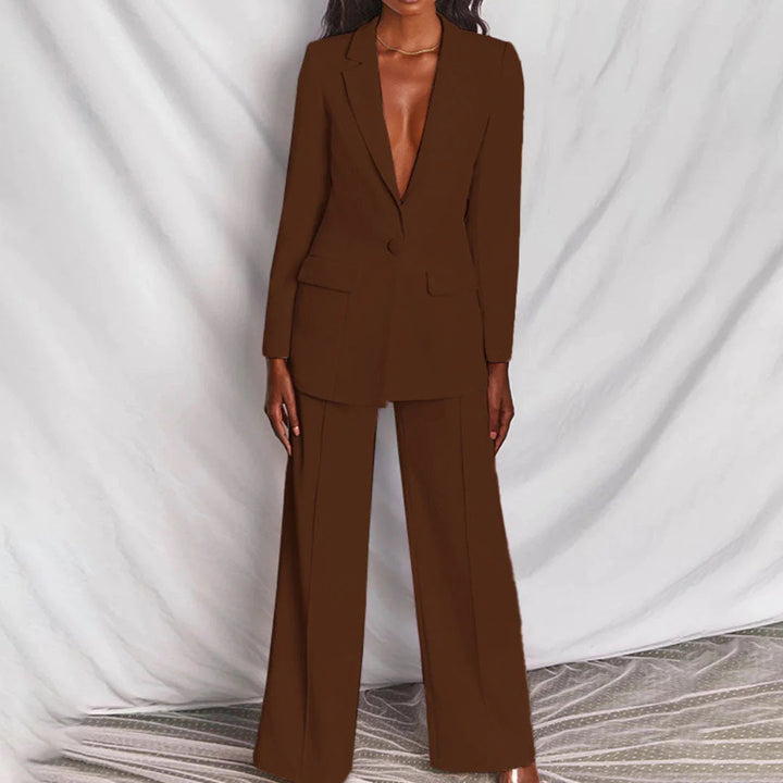 Elizabeth | Elegantes Zweiteiliges Blazer und Hosen-Set Für Damen