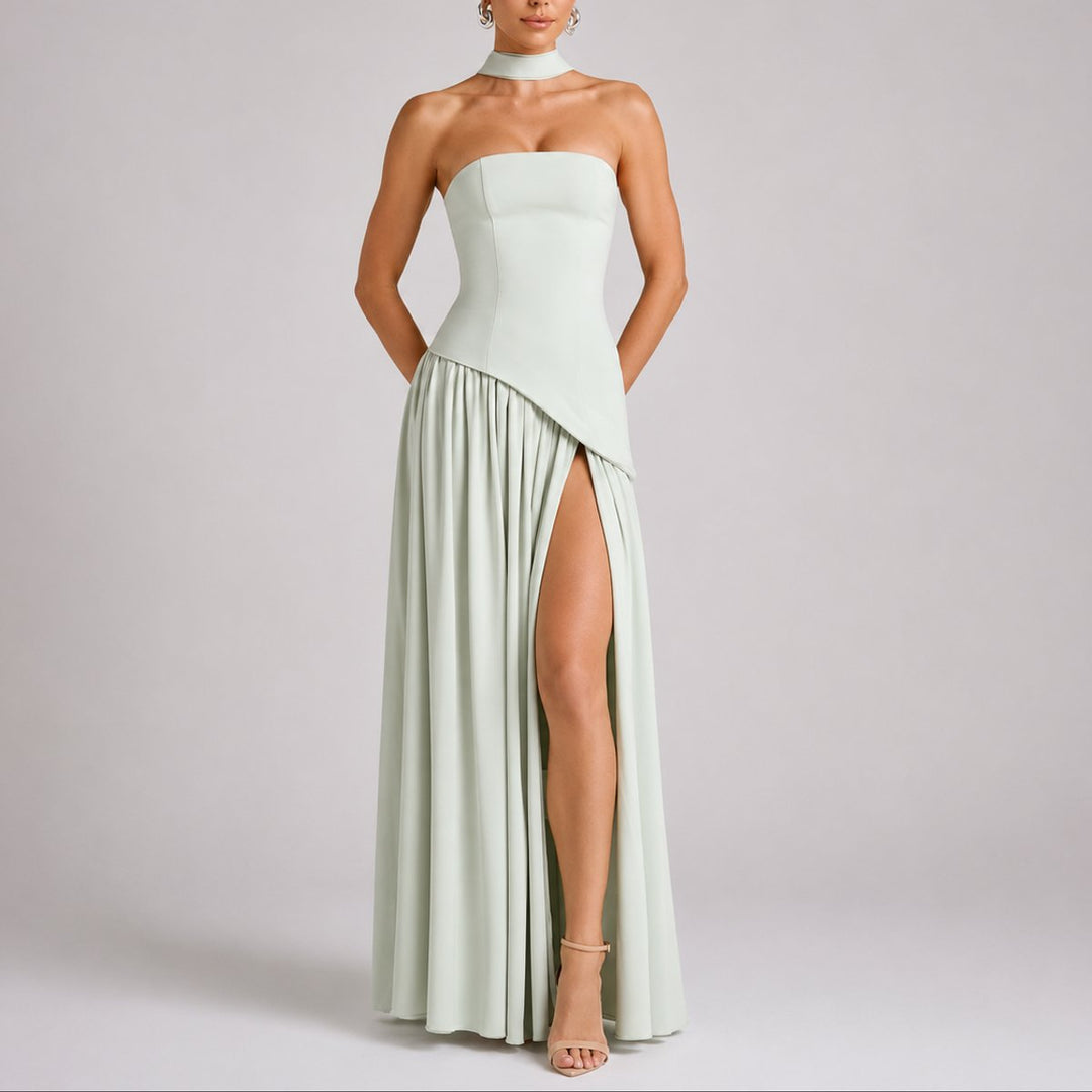 Emma | Elegantes Herbst-Hochzeits Maxikleid