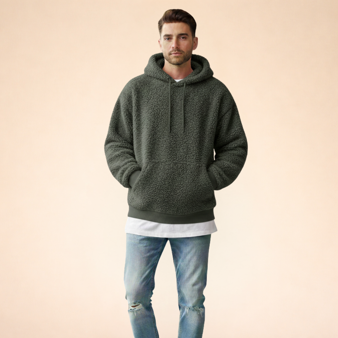 Andreas | Flauschiger warmer und vielseitiger Hoodie