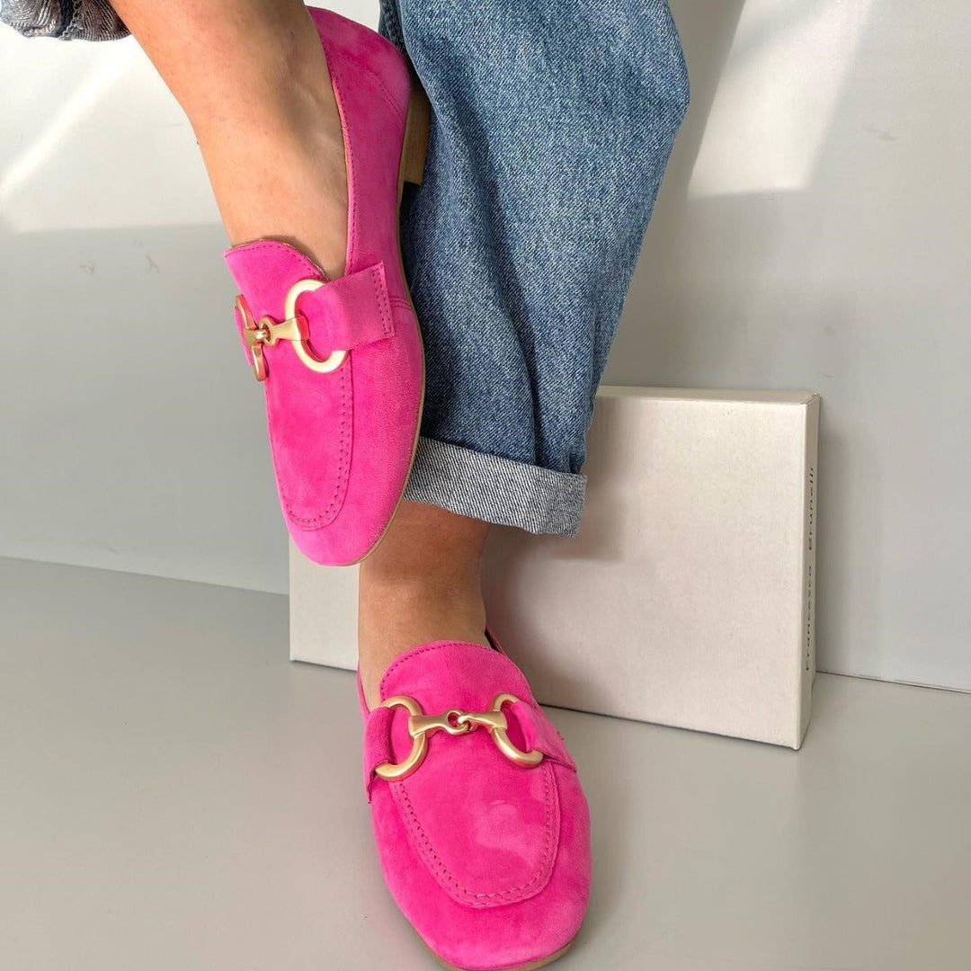 Hazel | Elegante Damen-Loafer mit Gold-Akzent für stilvollen Alltag