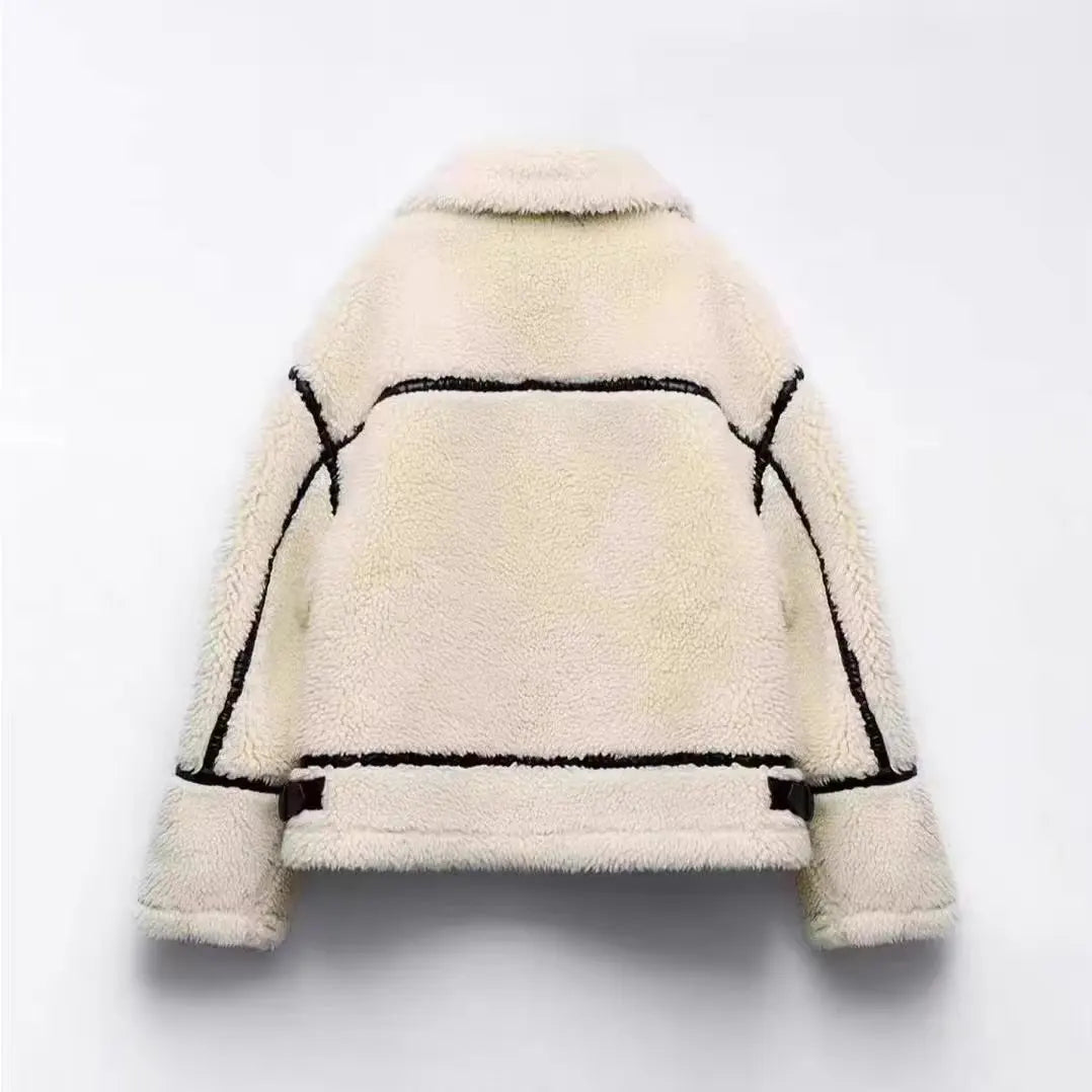 Lara | Sherpa Teddy Jacket – Bequeme Oversized Passform für Damen