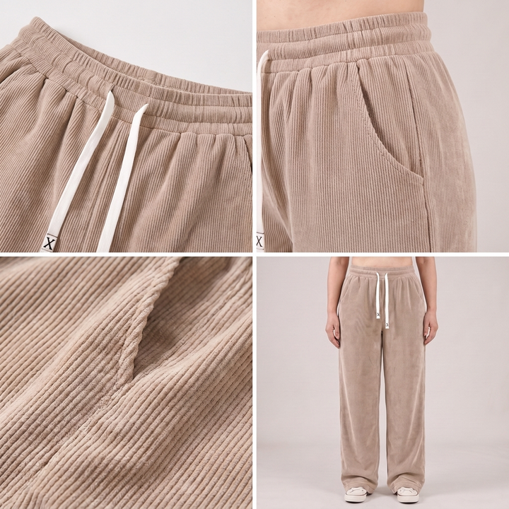 Elegante | Corduroy Walking Trousers – Bequeme Freizeithose für Frauen