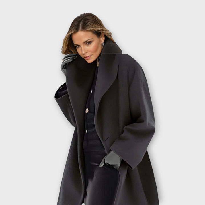 Claire | Wool Coat – Stylish Windproof Design for Women