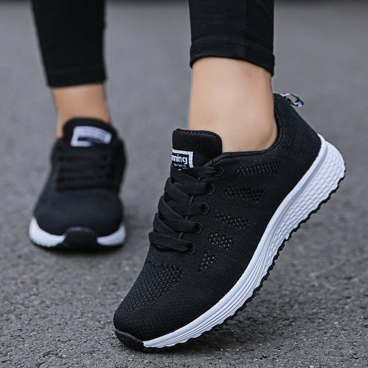 Evelyn | Atmungsaktive Orthopädische Damen-Sneaker Mit Strickdesign
