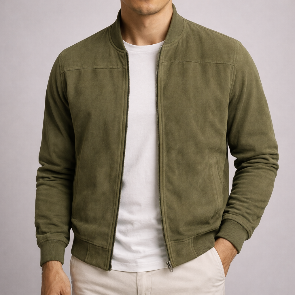 Harrison | Suede Bomber – Moderner Look für Jeden Tag