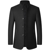 Moritz | Elegant And Warm Men's Trench Coat With Stand Collar